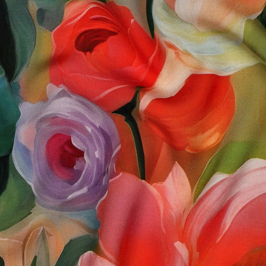 alt
Image with 100% viscose satin - floral pattern 110 g/m² – available at Charlotte's Fabrics