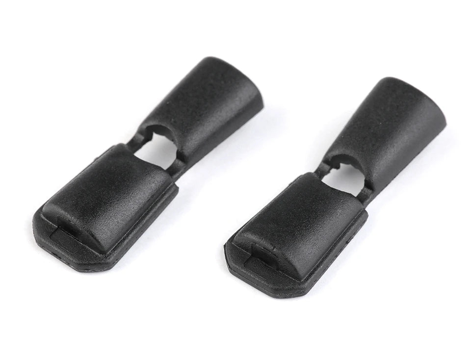 Klappbares Kordelende – schwarz (20er-Set)