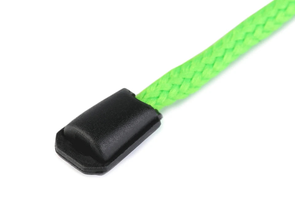 Klappbares Kordelende – schwarz (20er-Set)