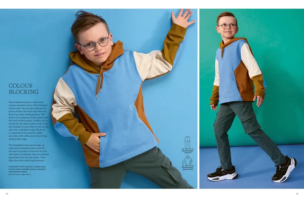 OTTOBRE design Kids 4/2023 – bērnu apģērbu piegrieztņu žurnāls angļu valodā
