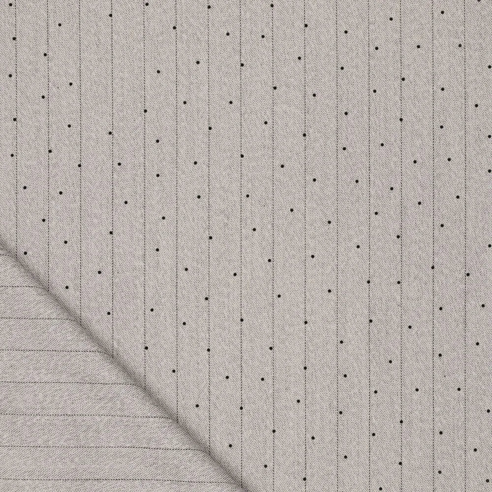 Anzugstoff – grau mit feinem Muster