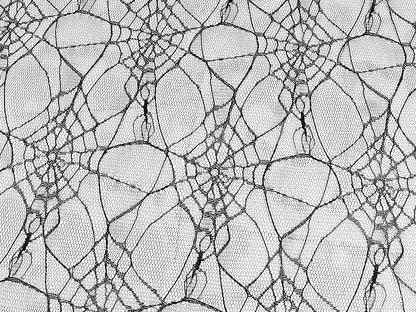 Stiff spiderweb tulle 27 g/m²-black
