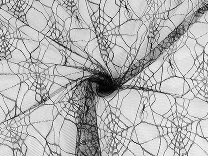Stiff spiderweb tulle 27 g/m²-black