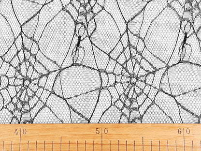 Stiff spiderweb tulle 27 g/m²-black