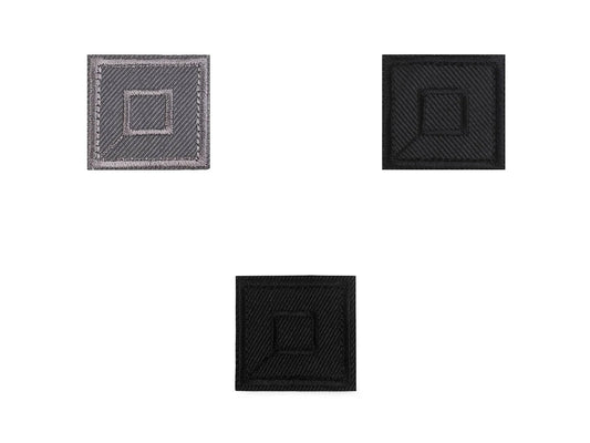 Raudse kompensatsiooni triikimistäpp ristkülik| 3,3 x 3,3 cm| erinevad toonid