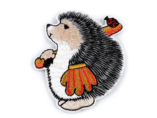 Bügelapplikation "Igel" 5,3 x 6,2 cm