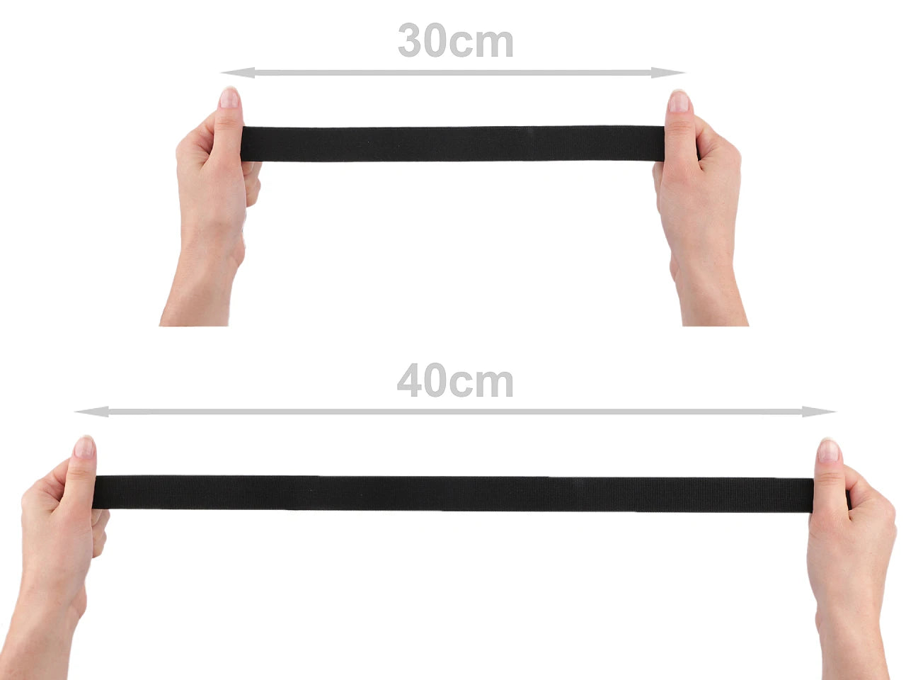 Pehme kumm 25 mm | Elastne kumm rõivaste õmblemiseks-heleroosa(2 m pakend)