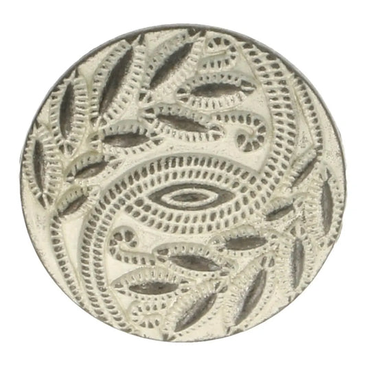 Metallknöpfe mit Schaft 36 mm – antikweiß