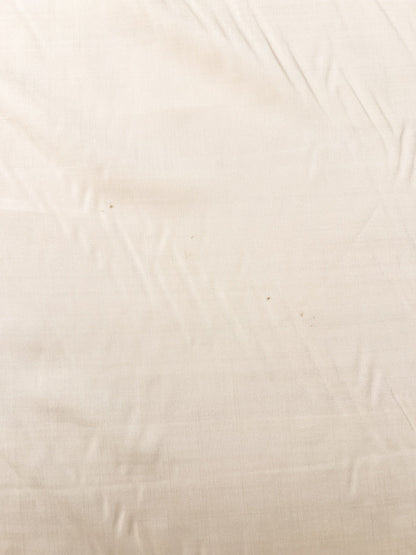 Tissu italien 100 % soie, blanc crème – 100 g/m²