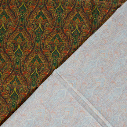 Premium 100% Baumwollstoff – Kaschmirmuster