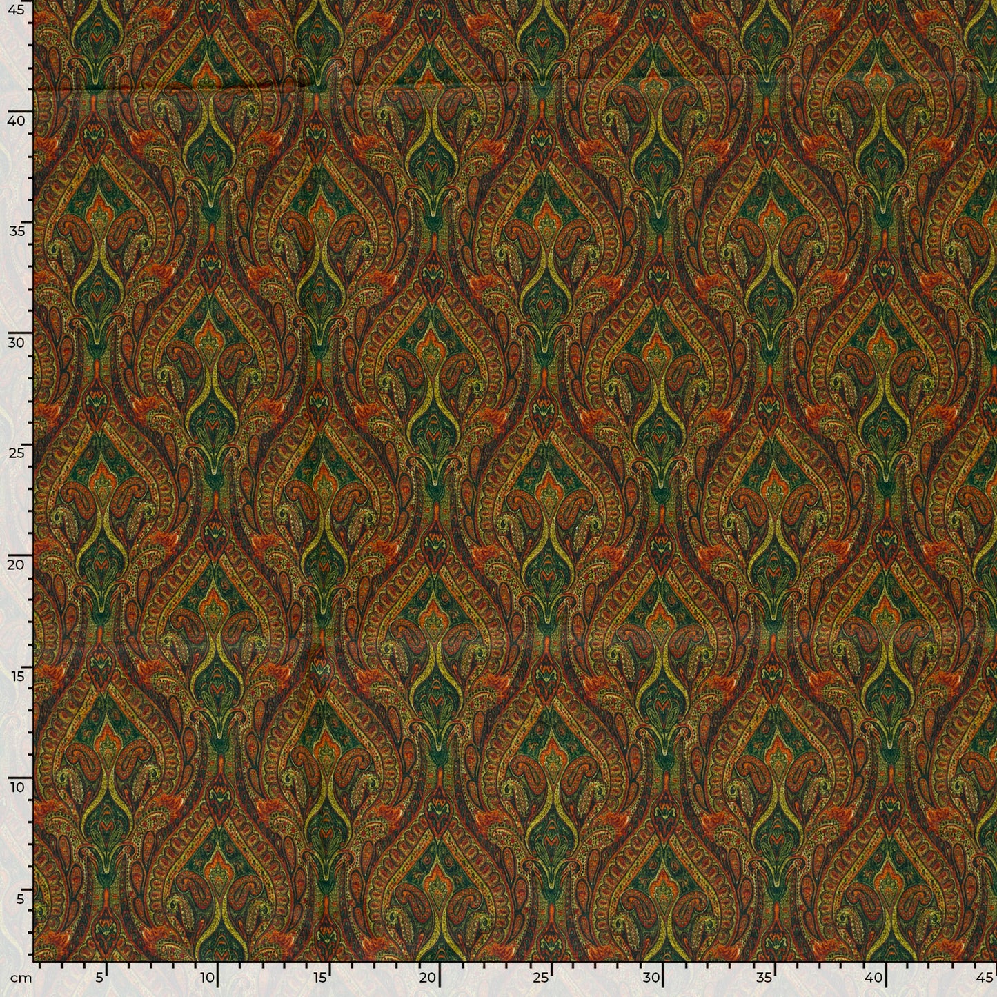 Premium 100% Baumwollstoff – Kaschmirmuster