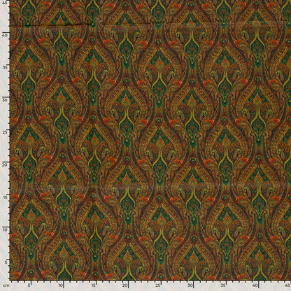 Premium 100% Baumwollstoff – Kaschmirmuster
