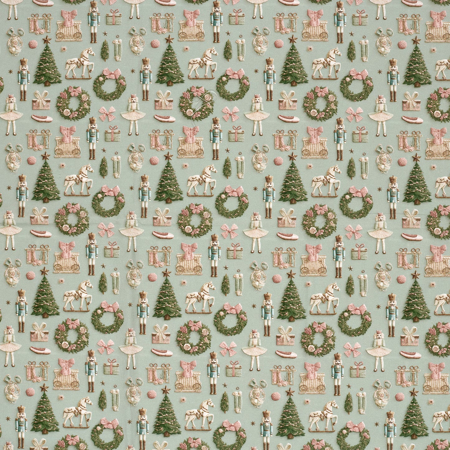 Premium 100% Baumwollstoff – Weihnachtszauber