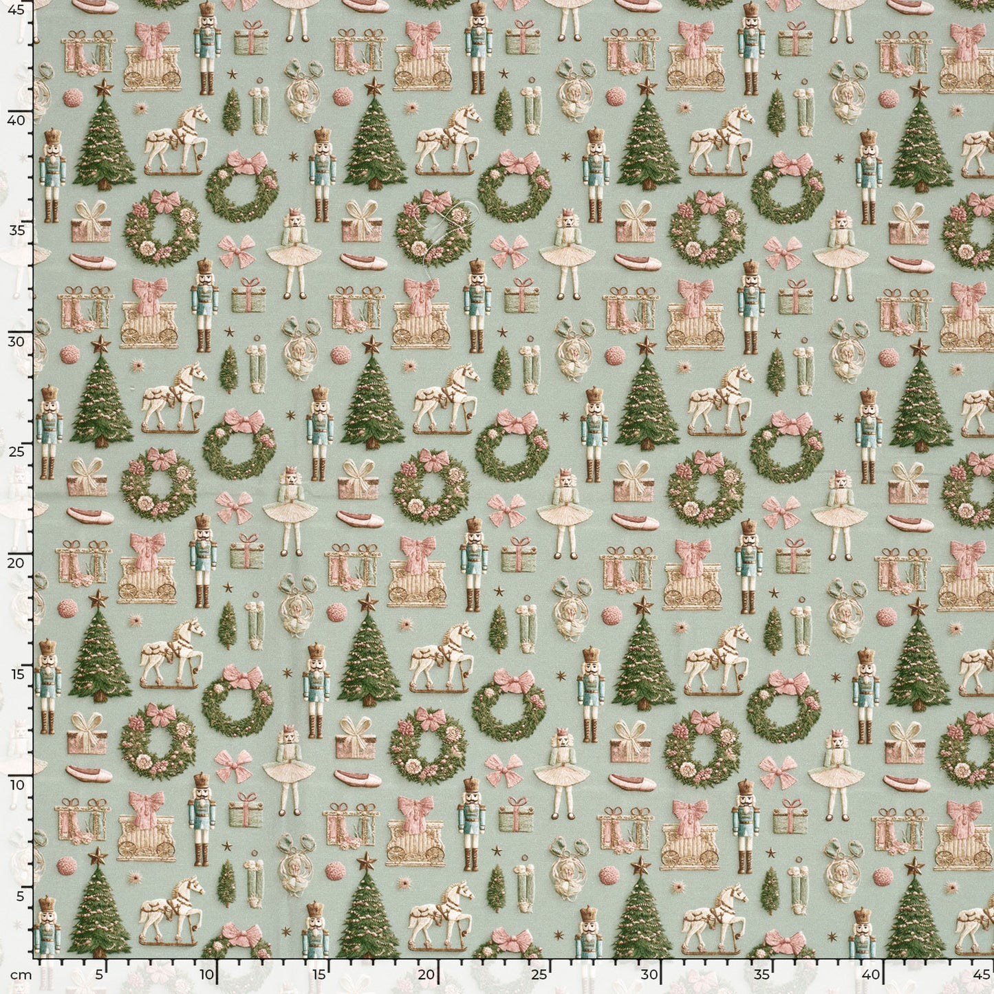 Premium 100% Baumwollstoff – Weihnachtszauber