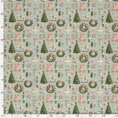 Premium 100% Baumwollstoff – Weihnachtszauber