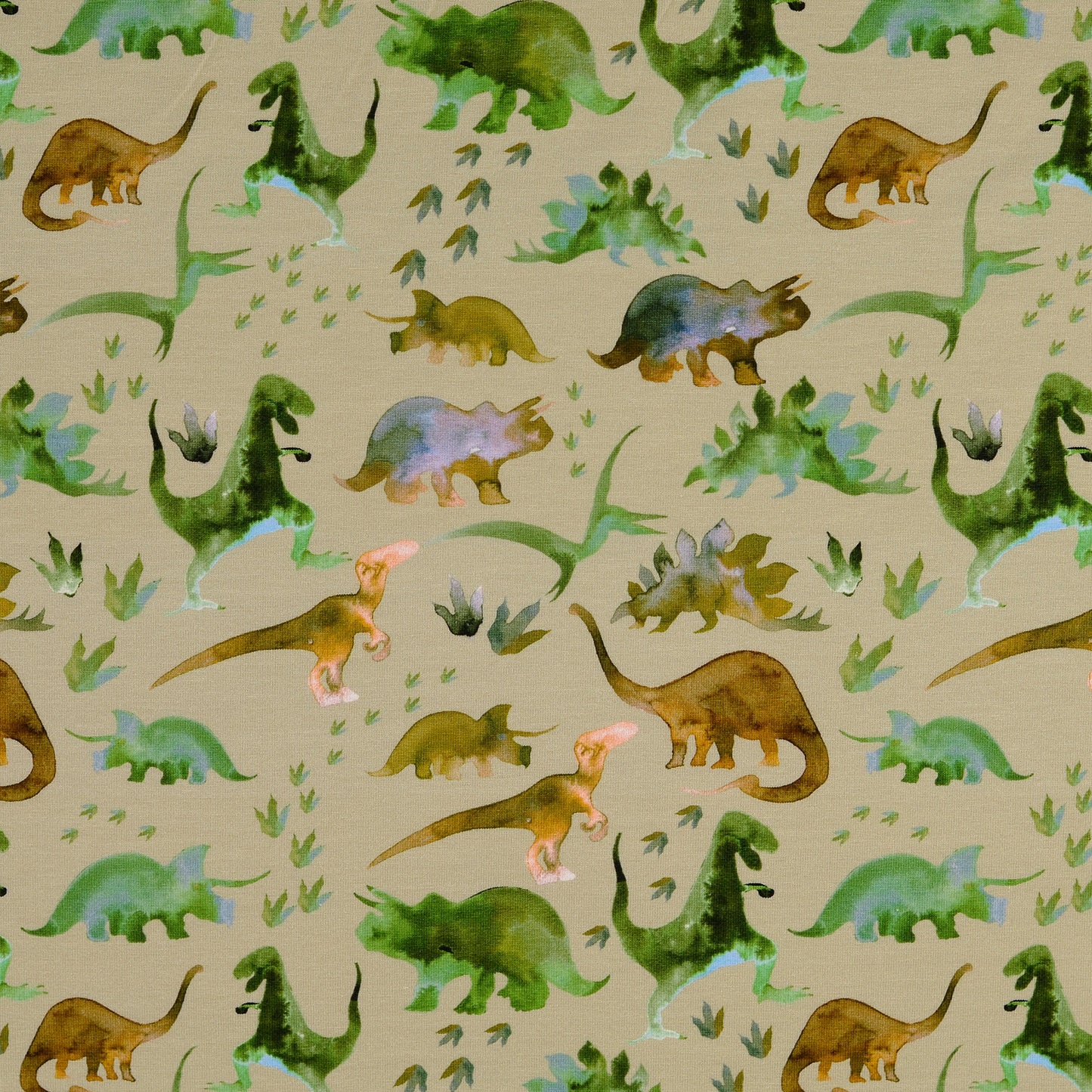 Kokvilnas trikotāža-dinozauri