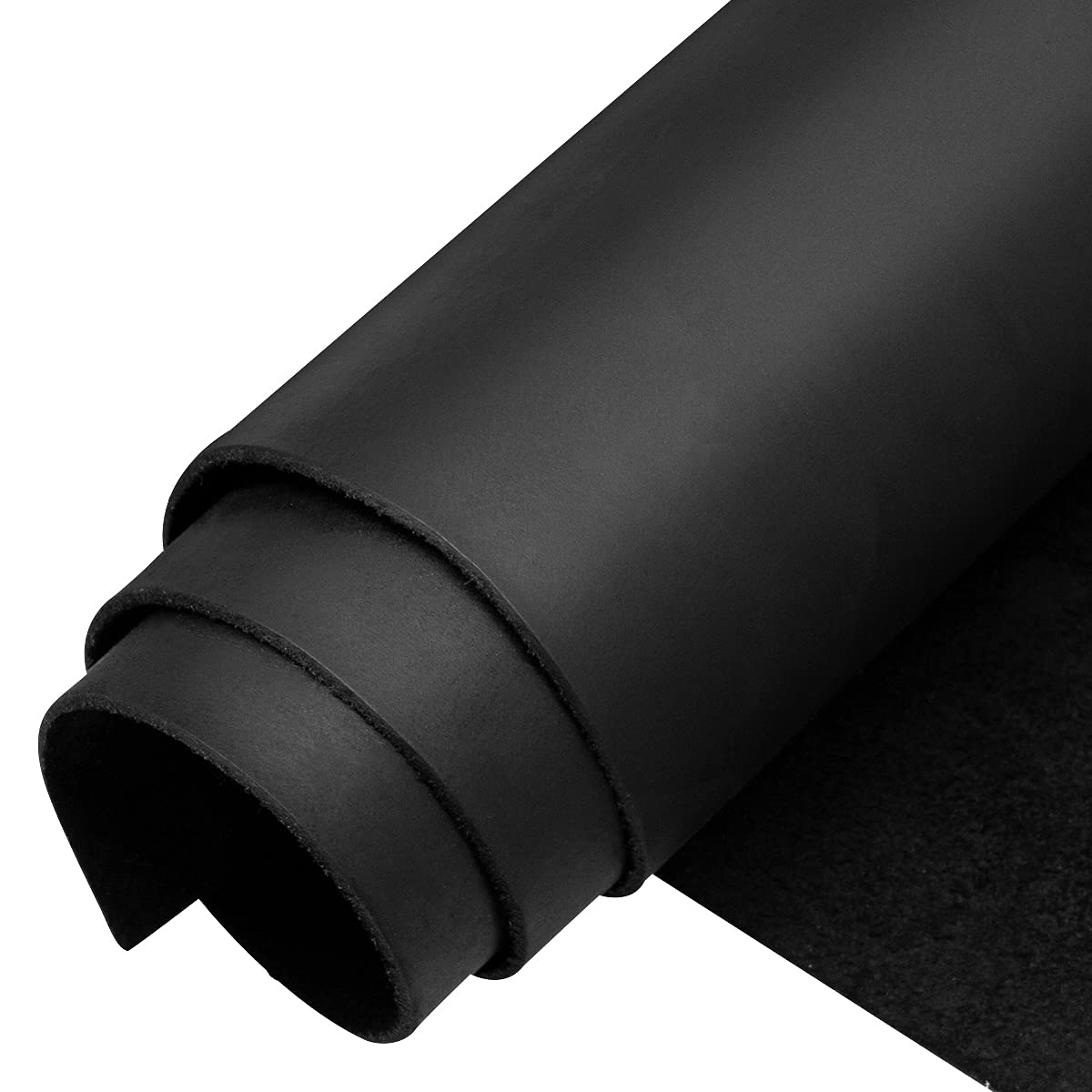Bild mit 7. Natürliches schwarzes Rindsleder – fest, flexibel und formstabil, 2 mm – online erhältlich bei Šarlotes audumi