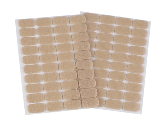Selbstklebende Klettrechtecke 15 × 25 mm