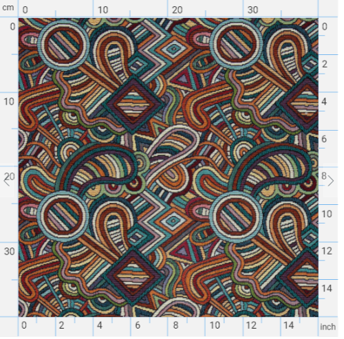 Tapestry Abstract Pattern