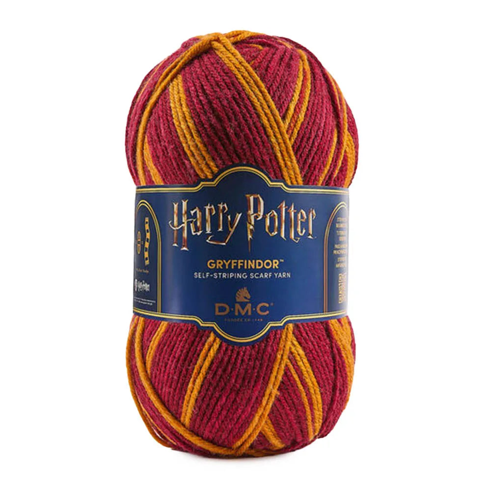 DMC Harry Potter Magic dzija 300 g / 410 m – pašsvītrojoša dzija Cūkkārpas koledžu krāsās