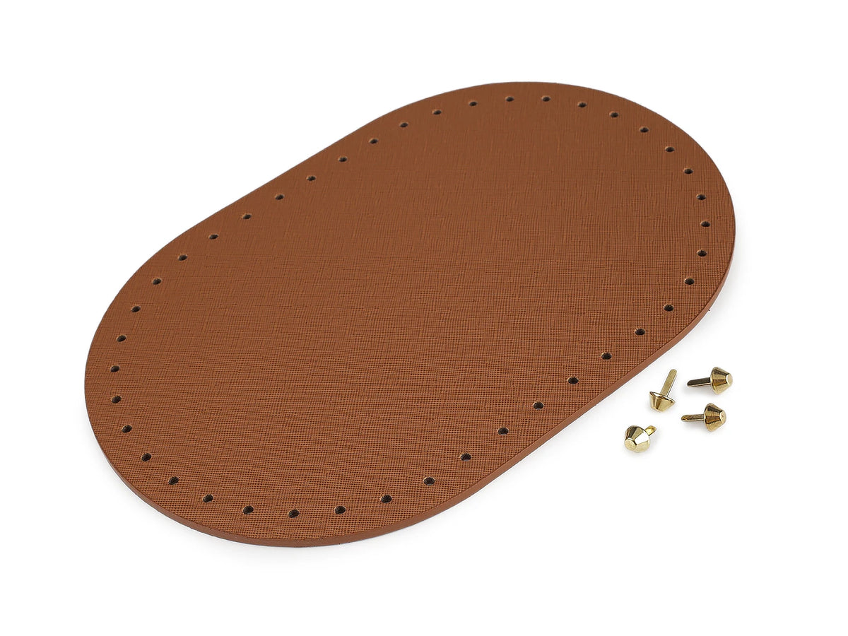 Taschenboden mit Metallfüßen – 18 × 27 cm