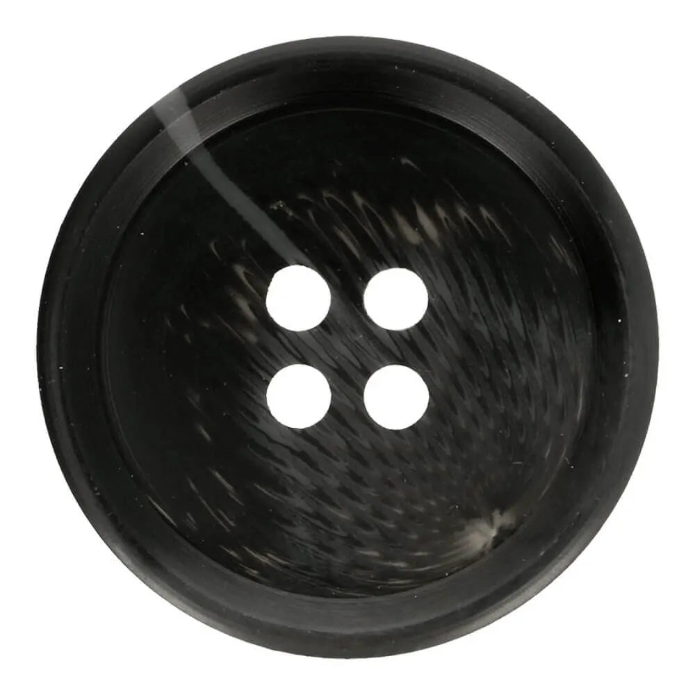 Plastmasas pogas 24 mm melnas