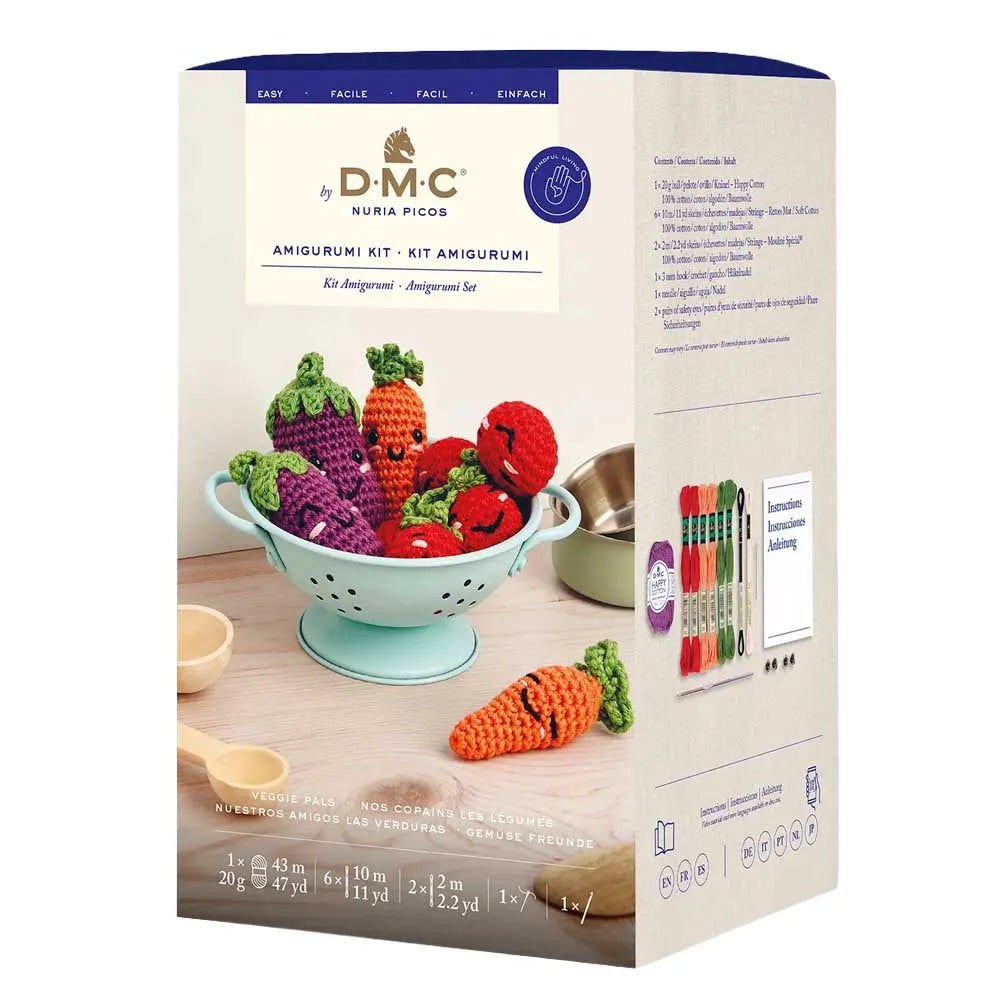 DMC Amigurumi komplekts "Veggie" – Dārzeņu kolekcija