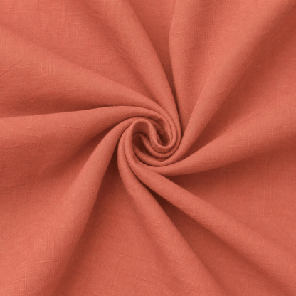 Leinen- und Viskosestoff – Orange