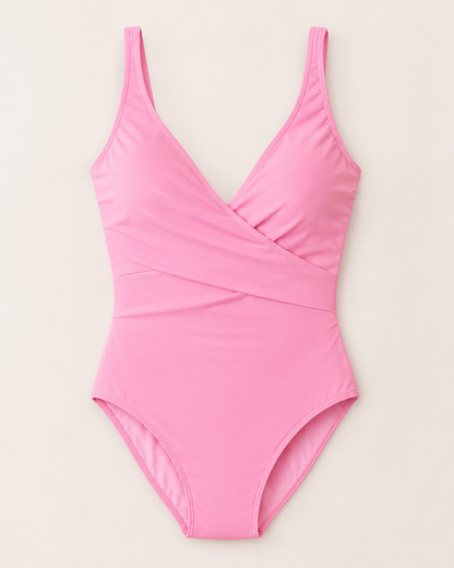 Tissu pour maillots de bain avec UPF 50+ et résistance au chlore - rose