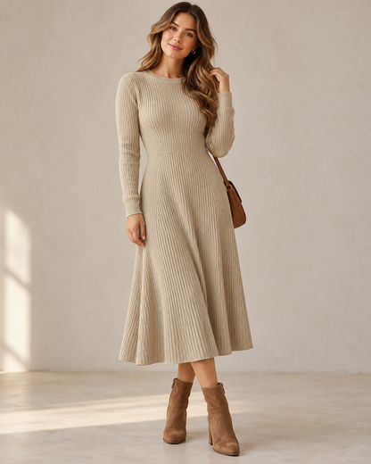 Baumwollstrick – Beige