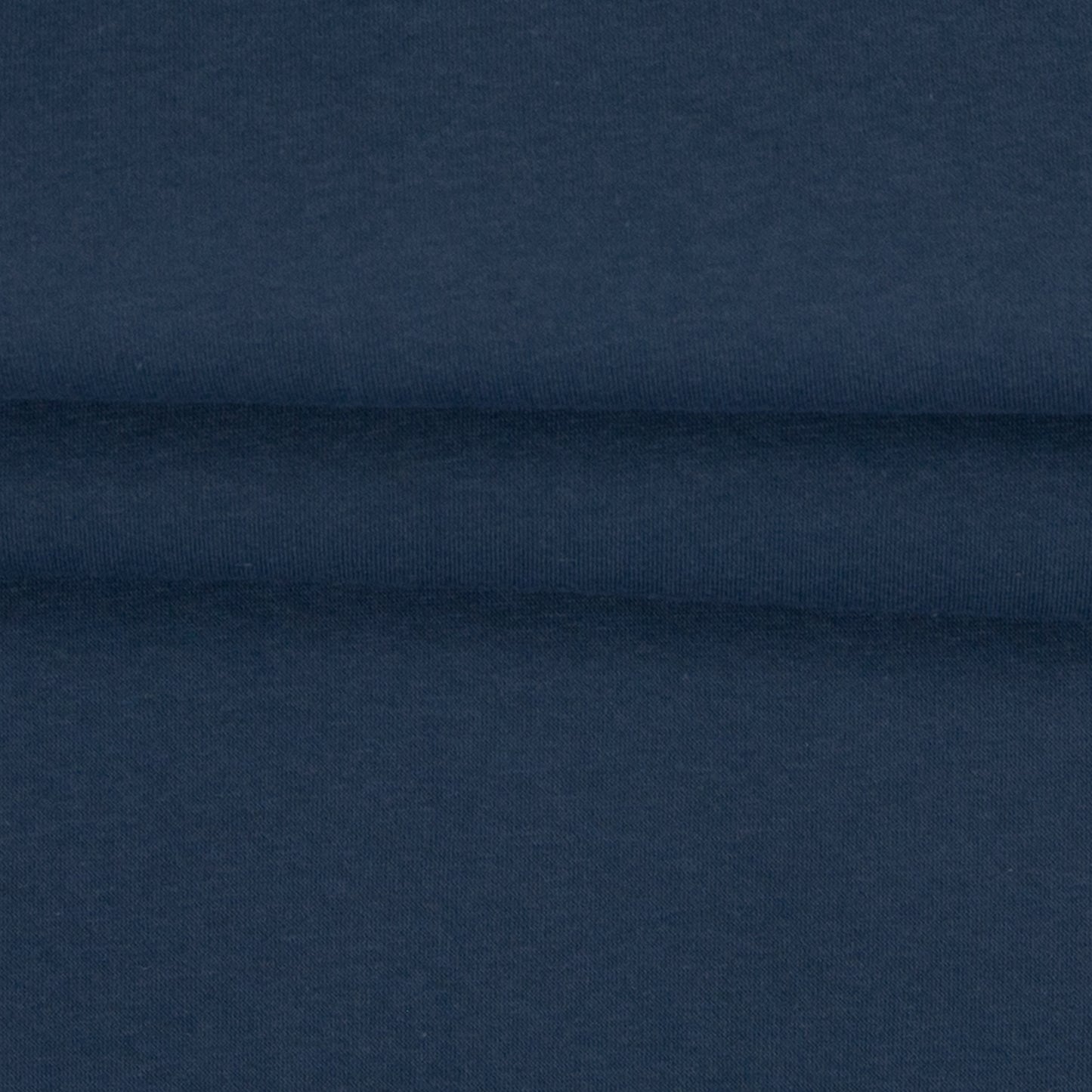 Gefütterter Baumwollstrick in Jeansblau