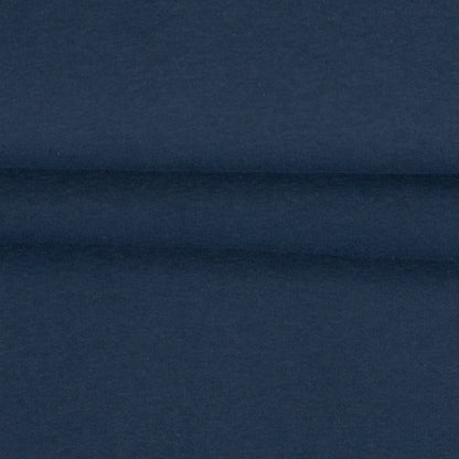 Gefütterter Baumwollstrick in Jeansblau