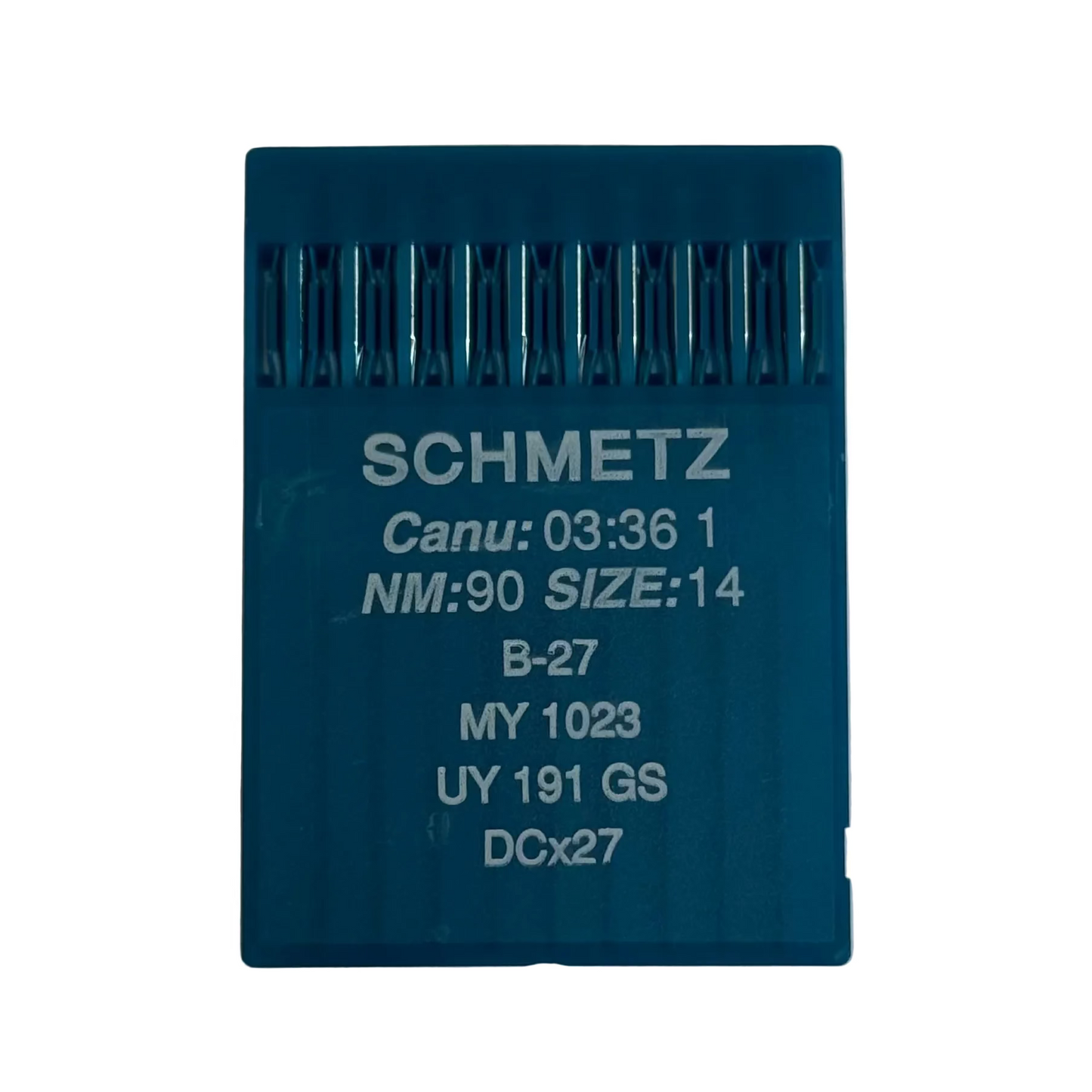 Aiguilles universelles pour surjeteuse industrielle SCHMETZ DCx27 (B-27) - 10 pièces