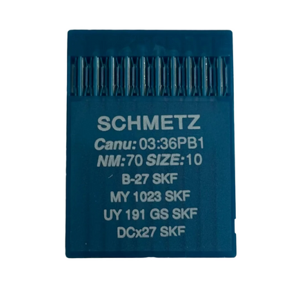 Aiguilles pour surjeteuse industrielles SCHMETZ DCx27 (B-27) SKF pour maille très grossière - 10 pcs.