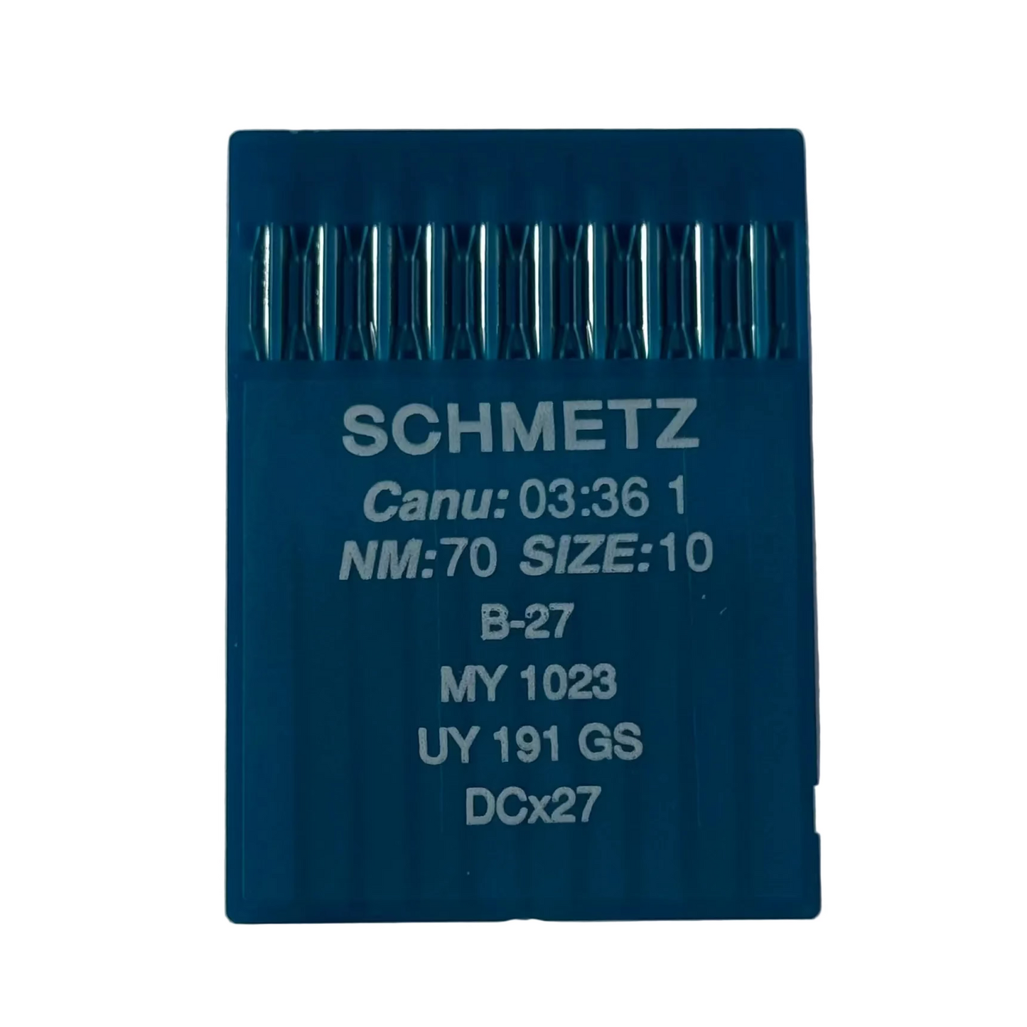 Aiguilles universelles pour surjeteuse industrielle SCHMETZ DCx27 (B-27) - 10 pièces