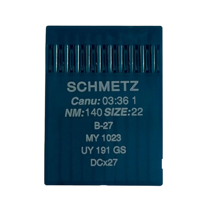 Aiguilles universelles pour surjeteuse industrielle SCHMETZ DCx27 (B-27) - 10 pièces