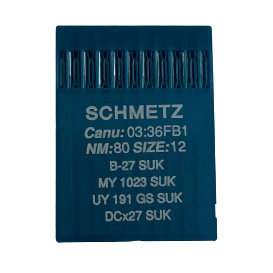 Industrial Overlock Needles SCHMETZ DCx27 (B-27) SUK for Knitwear and Jeans – 10 pcs.