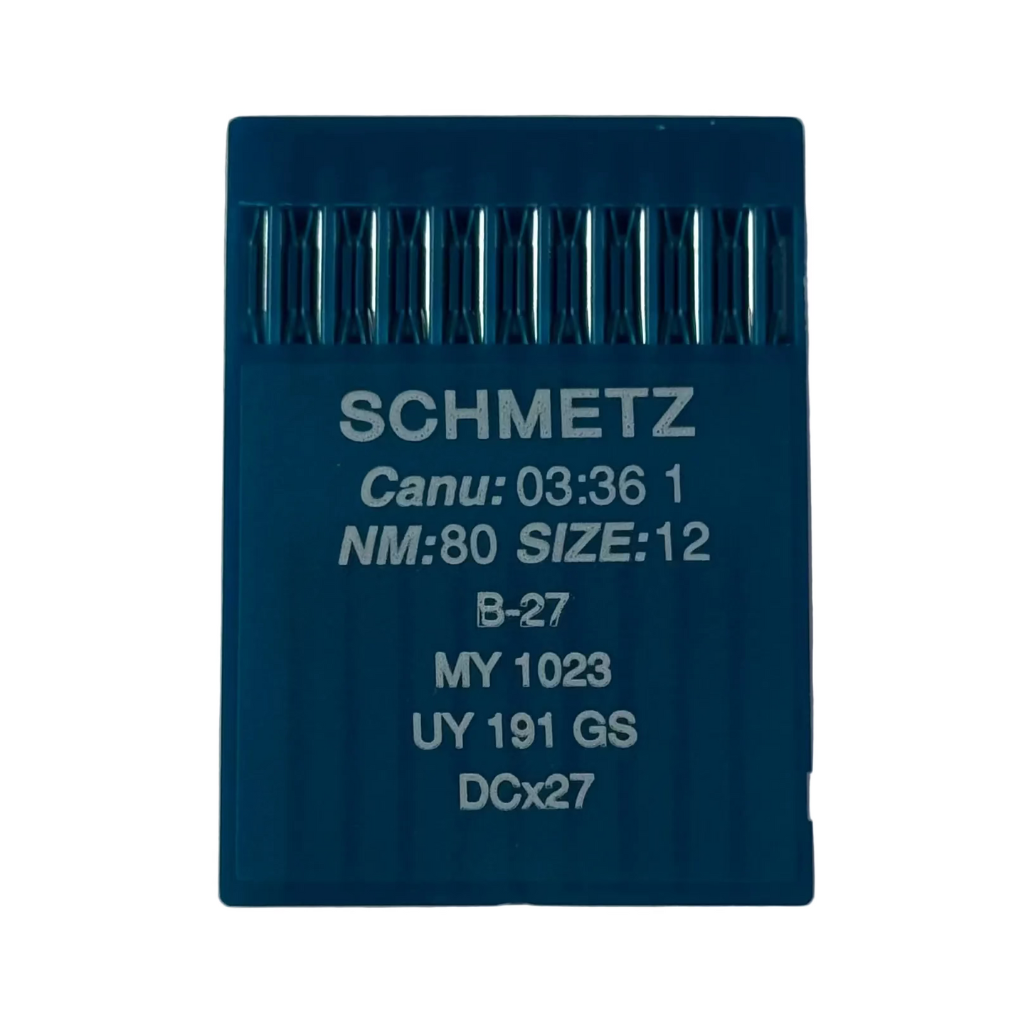 Aiguilles universelles pour surjeteuse industrielle SCHMETZ DCx27 (B-27) - 10 pièces