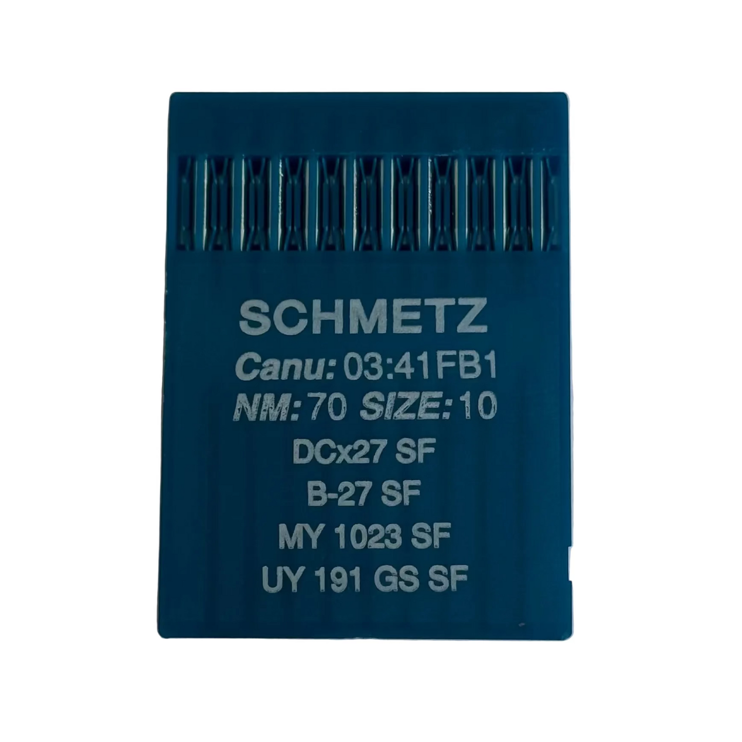 Aiguilles industrielles pour surjeteuse SCHMETZ DCx27 (B-27) SUK SF pour maille très fine - 10 pièces