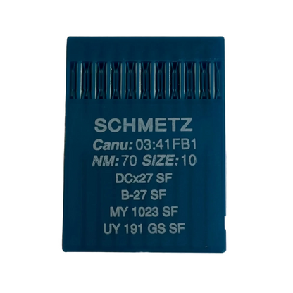 Aiguilles industrielles pour surjeteuse SCHMETZ DCx27 (B-27) SUK SF pour maille très fine - 10 pièces