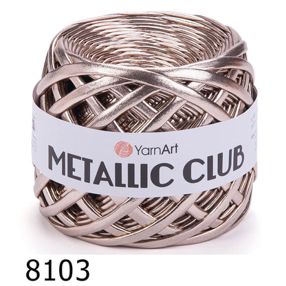 YarnArt Metallic Club – metāliska lentīšu dzija tamborēšanai un rokdarbiem 180 g / 55 m