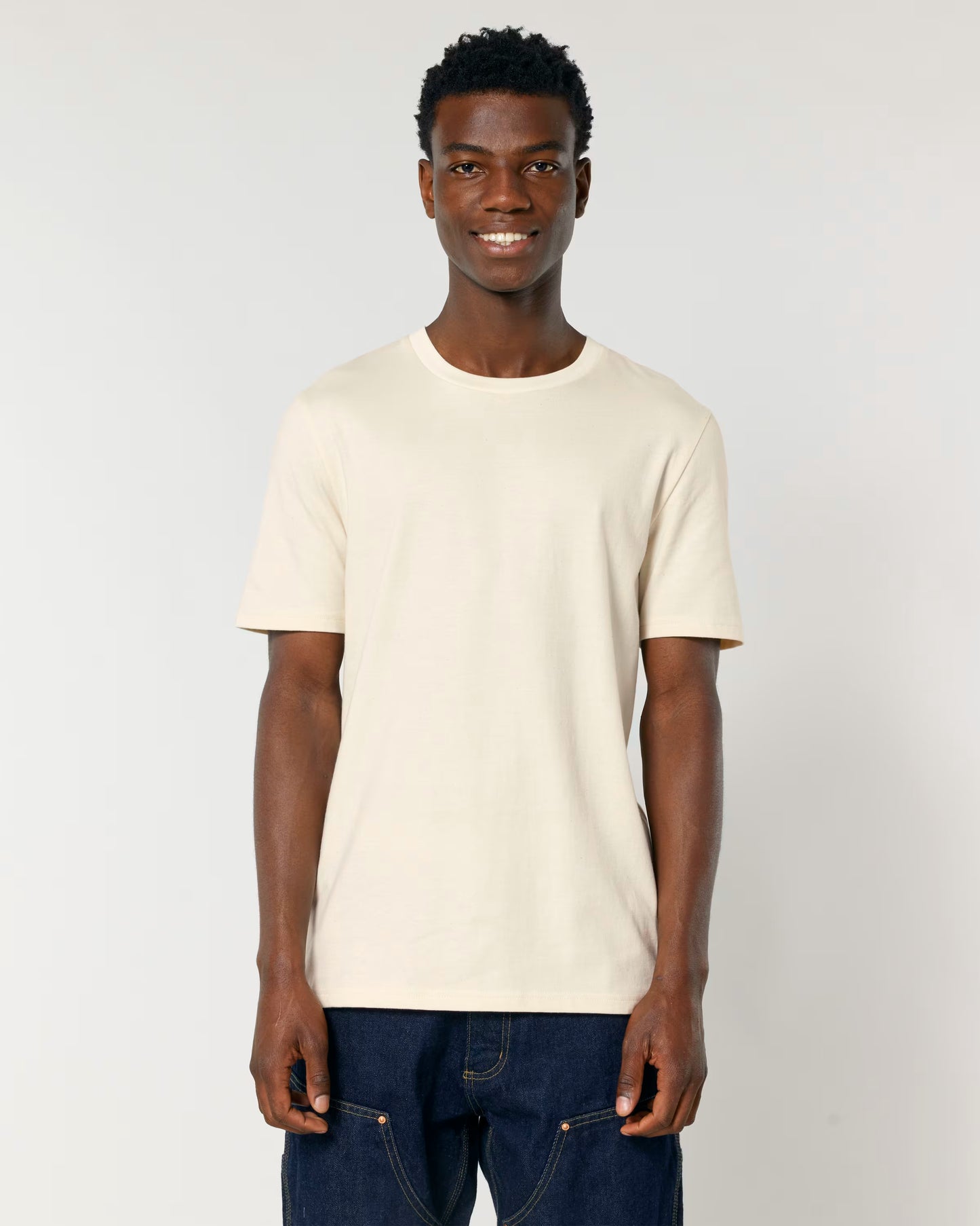 T-krekls organiskā kokvilna 180 g/m²-nebalināts