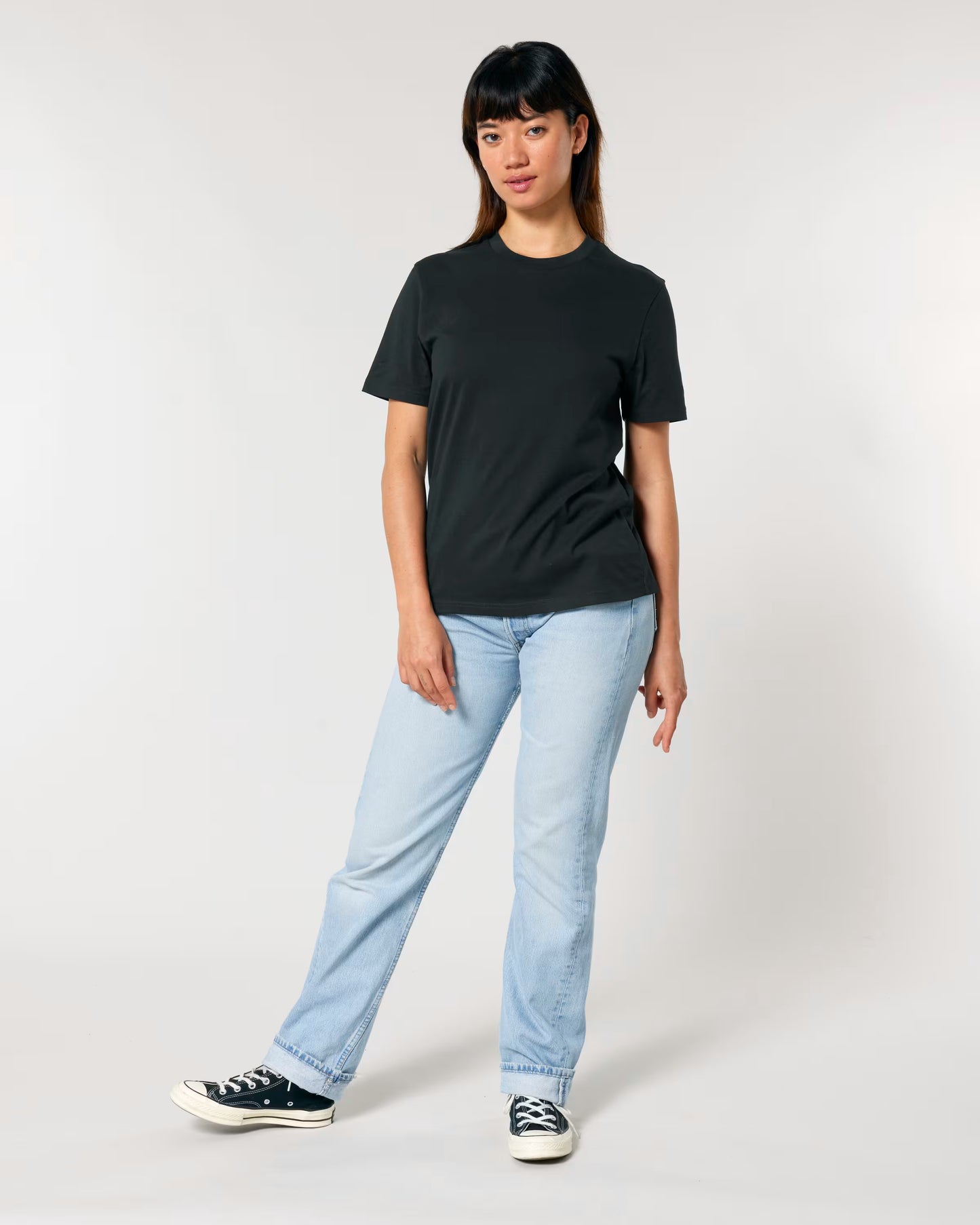 Organic cotton T-shirt 180 g/m² - black