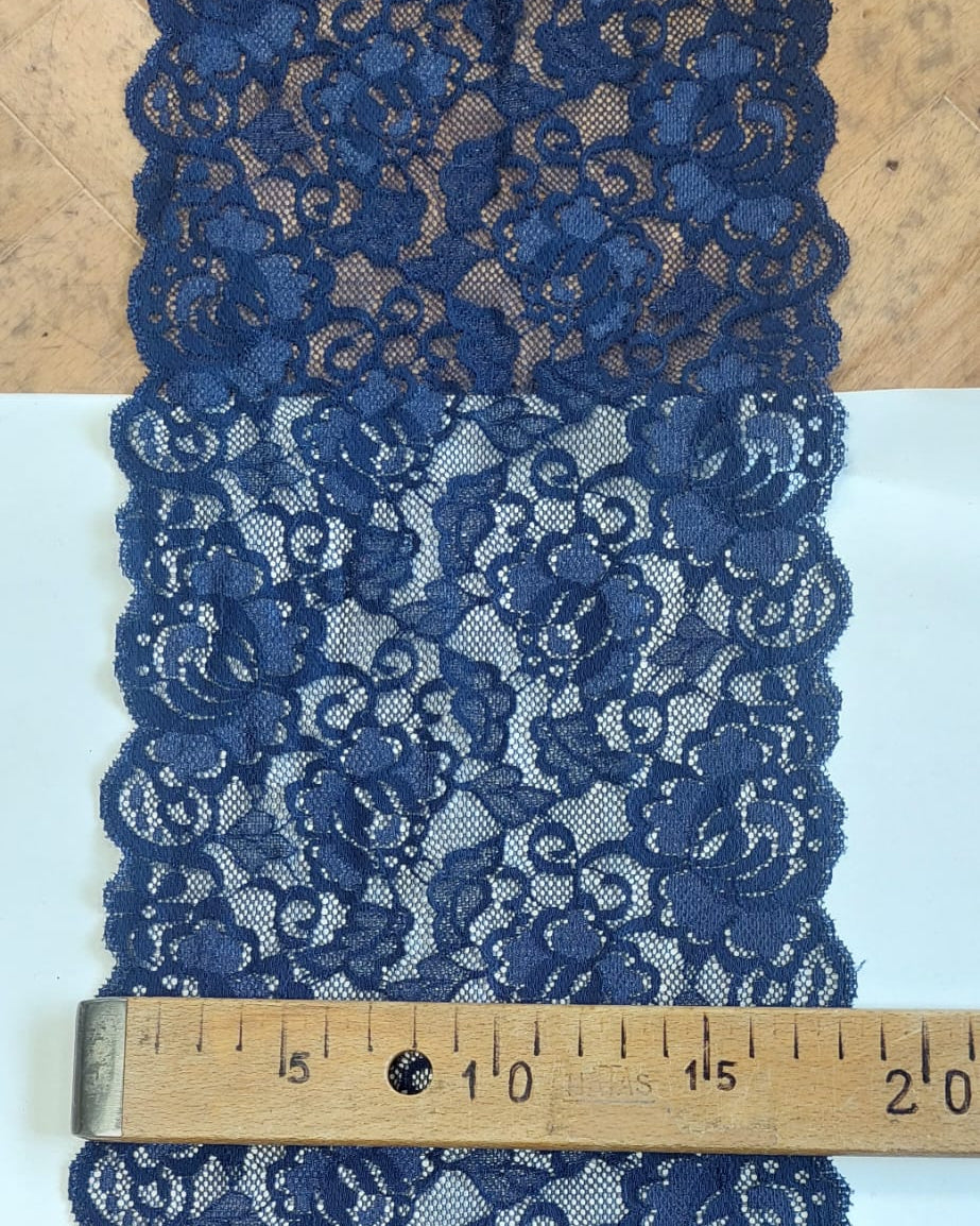 Mežģīne 17 cm-navy blue