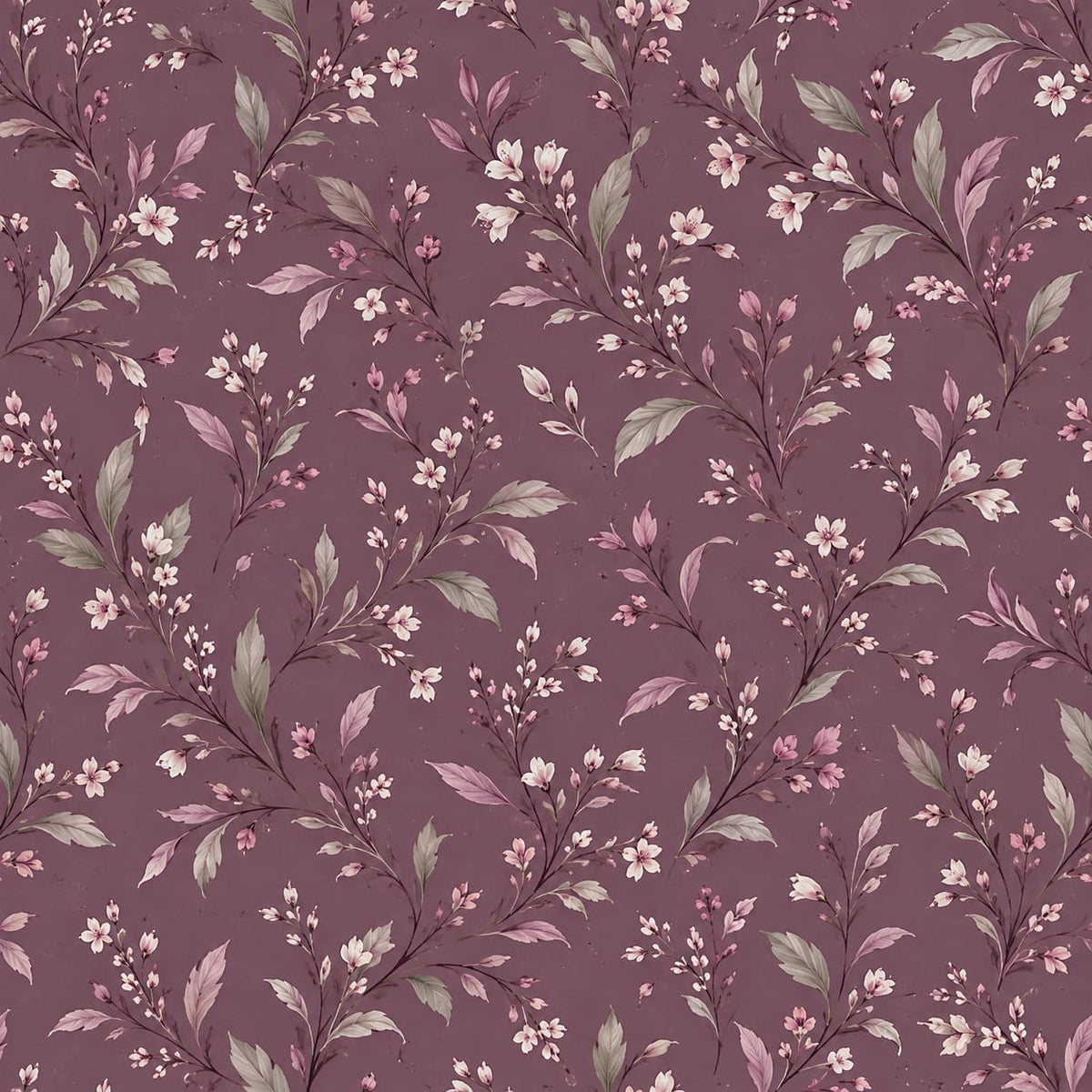 Softshell-Stoff mit Blumenmuster auf Altrosa-Hintergrund