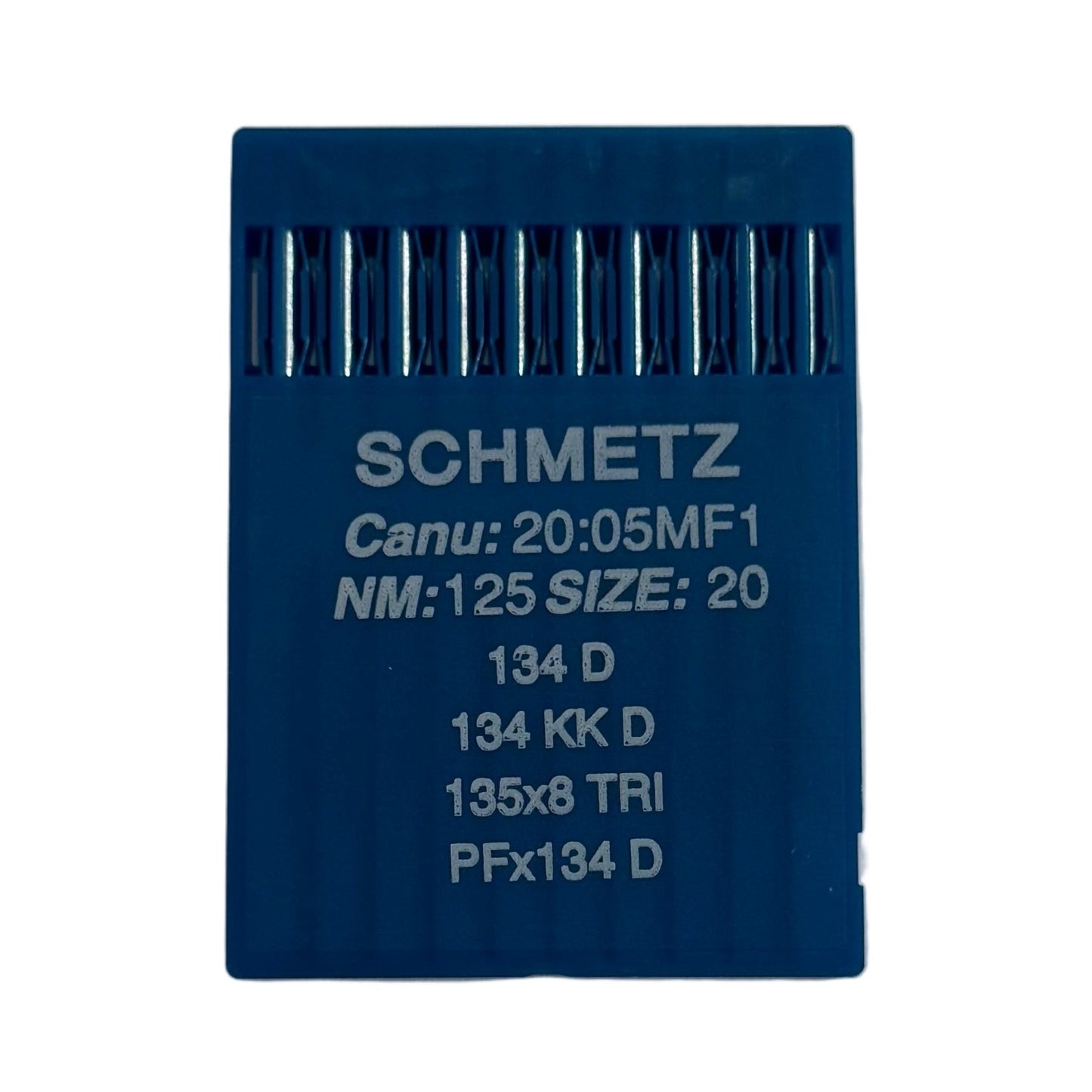 Attēls ar Adatas rūpnieciskajām šujmašīnām SCHMETZ 134 D - ādai (10gab.) – pieejams Šarlotes audumi