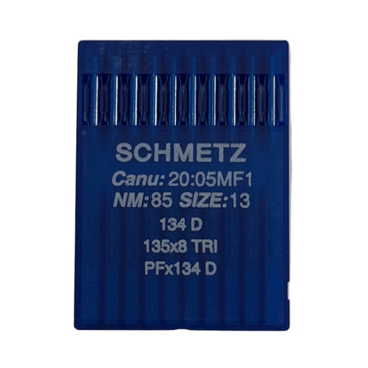 Image des aiguilles pour machines à coudre industrielles SCHMETZ 134 D - pour cuir (10 pcs) – disponible chez Šarlotes audumi