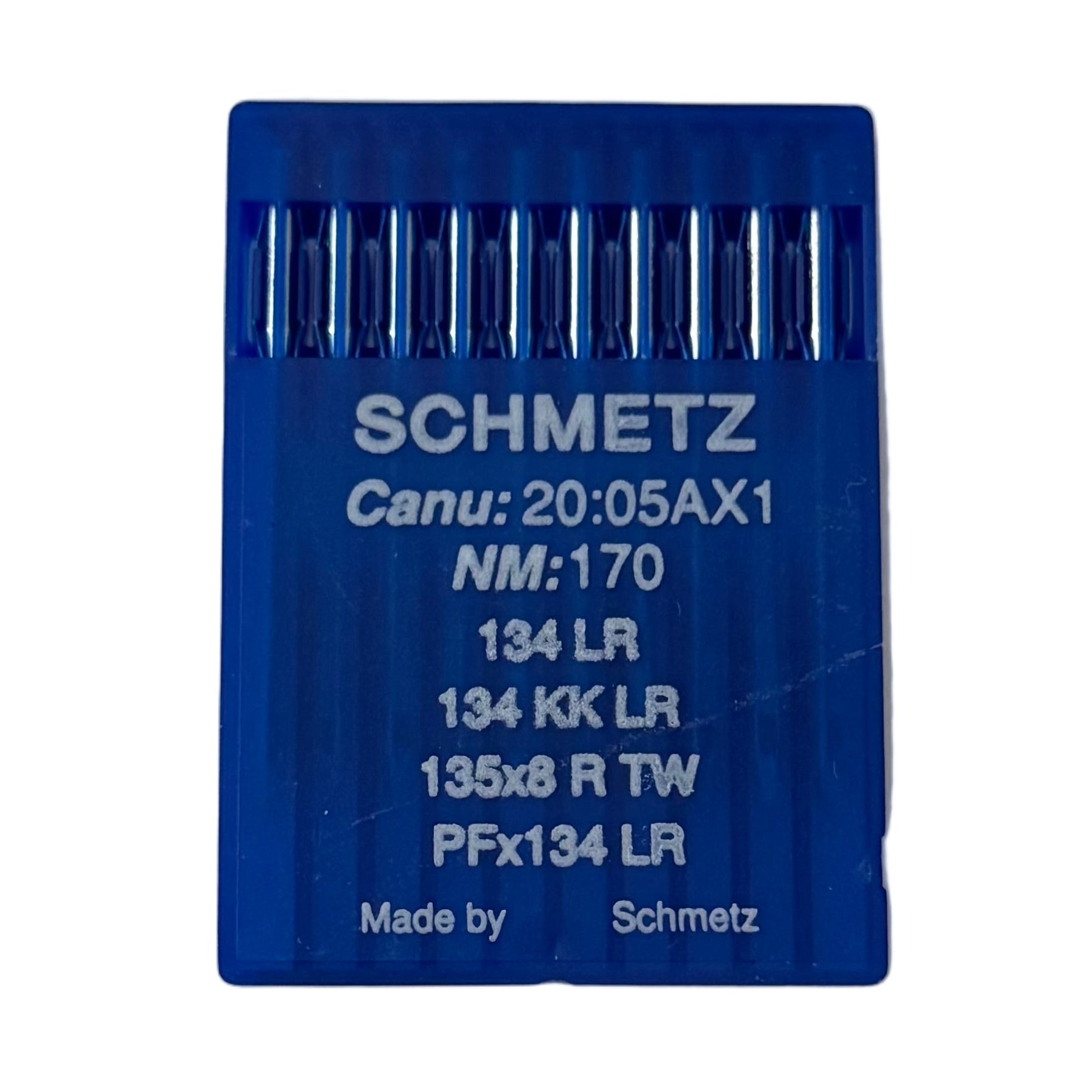 Attēls ar Adatas rūpnieciskajām šujmašīnām SCHMETZ 134 LR - ādai (10gab.) – pieejams Šarlotes audumi