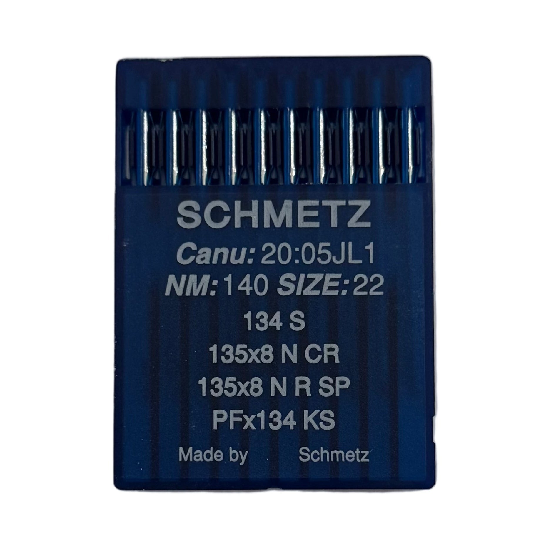 Attēls ar Adatas rūpnieciskajām šujmašīnām SCHMETZ 134 S - ādai (10gab.) – pieejams Šarlotes audumi