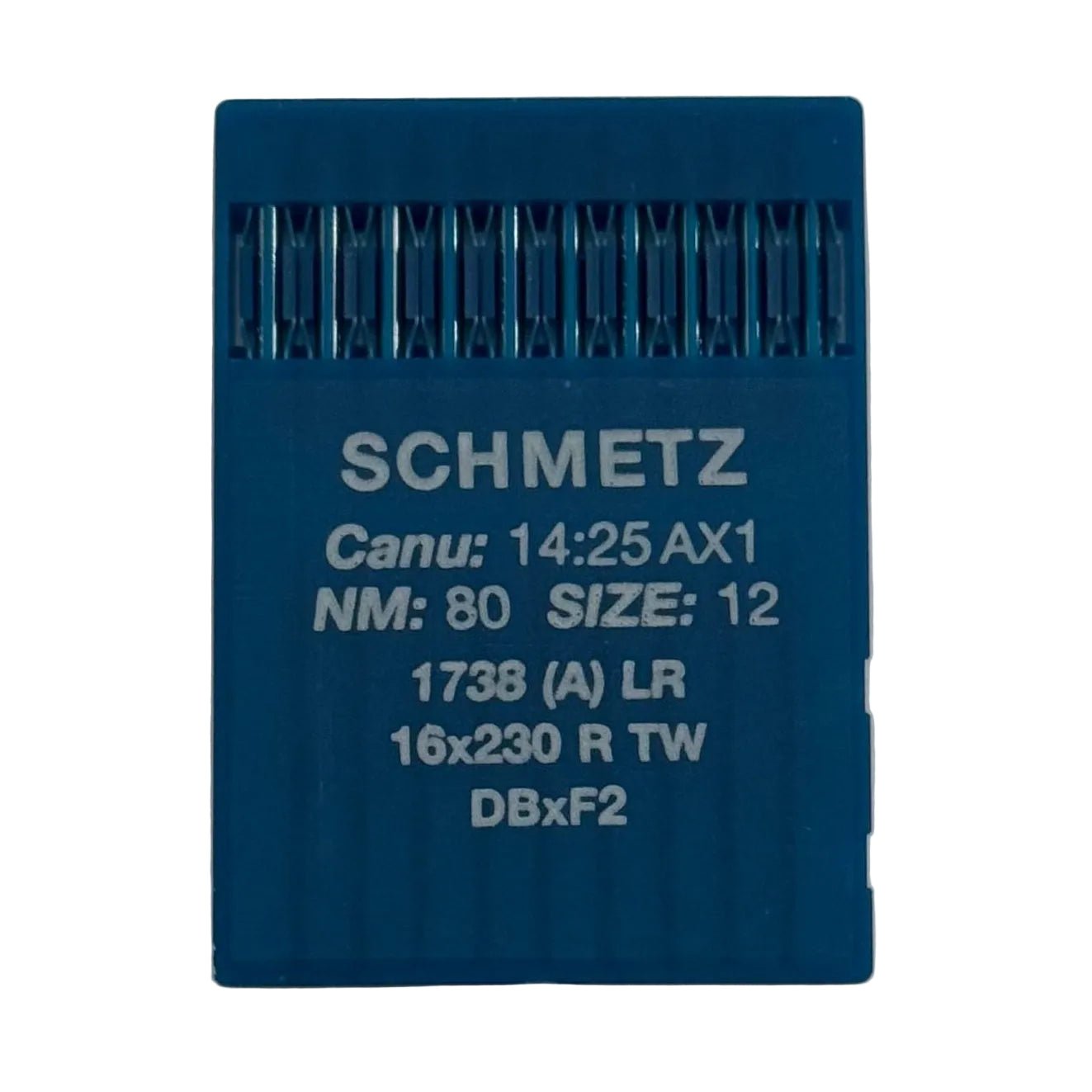 Attēls ar Adatas rūpnieciskajām šujmašīnām SCHMETZ DBx1 LR - ādai (10gab.) – pieejams Šarlotes audumi